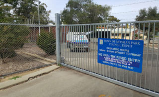 Mosman Park Council Depo - Entry Exit Sliding gate