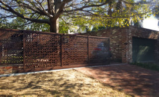 Cottesloe - Laser Cut Aluminium Gate