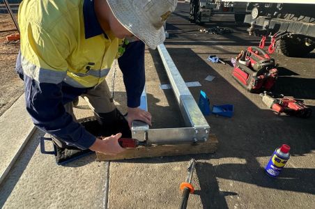 Automated Sliding Gate Installation at Carnarvon Power Station
