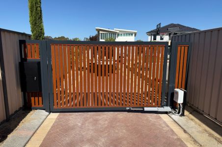 Single Swing Gate & Letterbox Installation