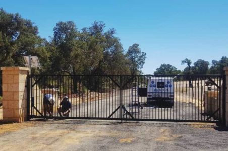 Commercial Automated Double Swing Gate with Solar Automation Case Study
