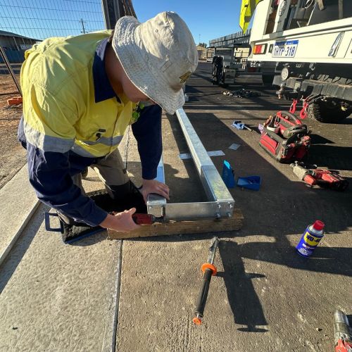Automated Sliding Gate Installation at Carnarvon Power Station